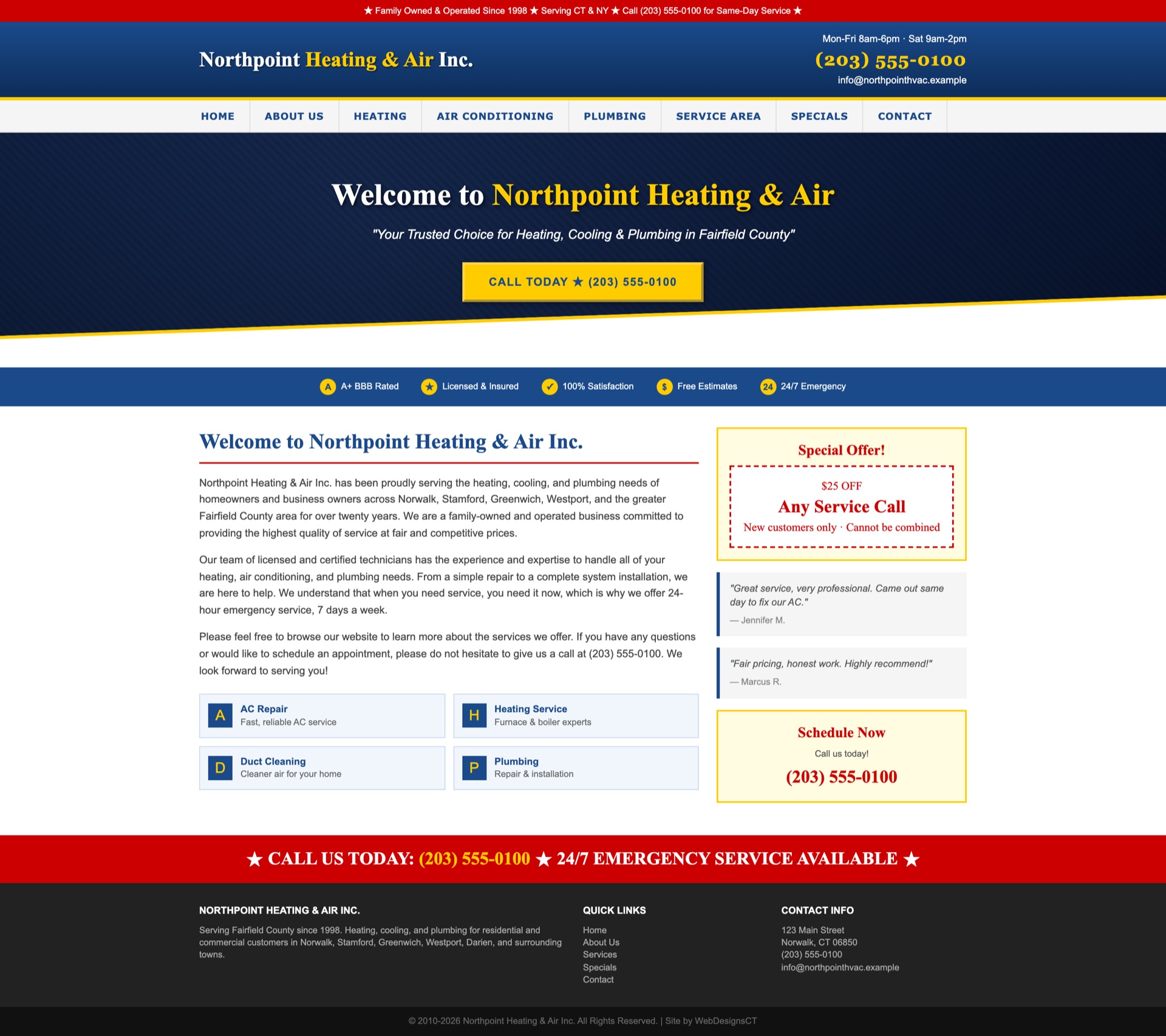 Northpoint Heating & Air — current site